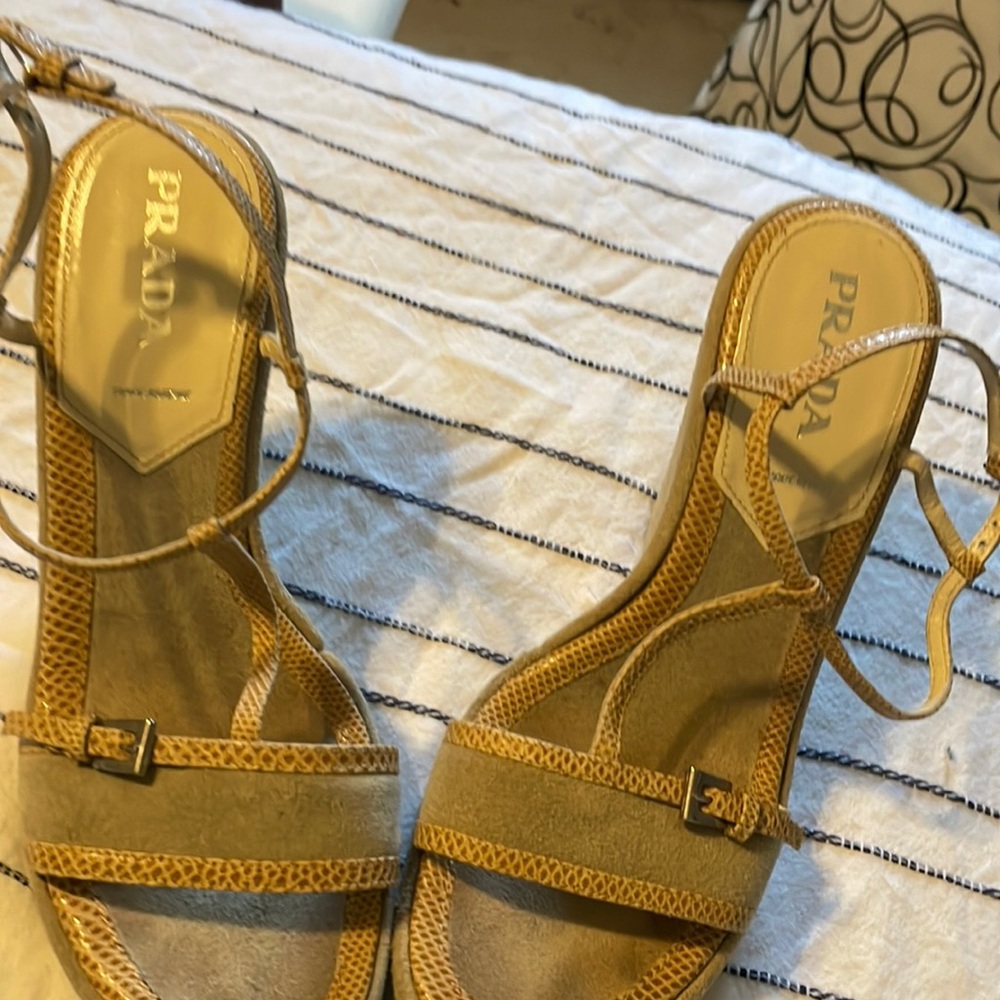 Prada wedges